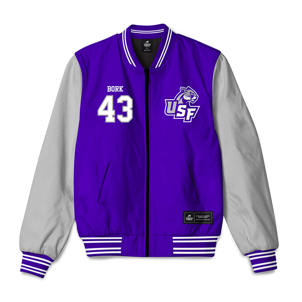Sioux Falls - NCAA Football : Kannon Bork - Bomber Jacket-0