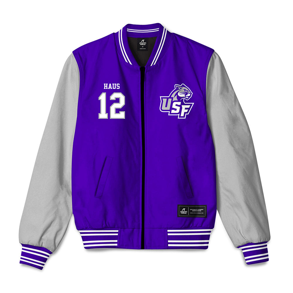 Sioux Falls - NCAA Women's Volleyball : Abigail Haus - Bomber Jacket-0