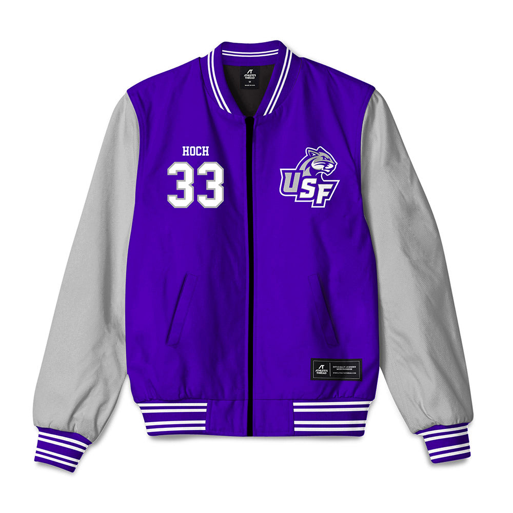 Sioux Falls - NCAA Football : Jacob Hoch - Bomber Jacket-0