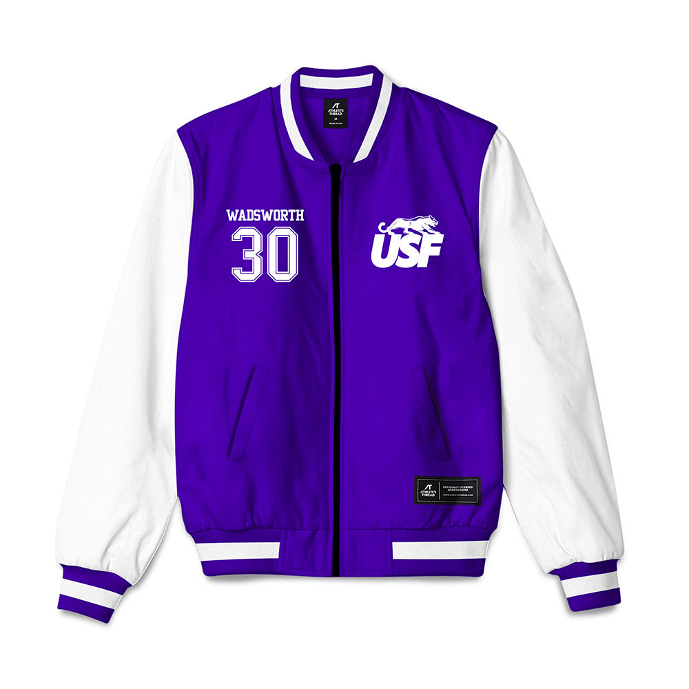 Sioux Falls - NCAA Women's Basketball : Kamryn Wadsworth - Bomber Jacket-0