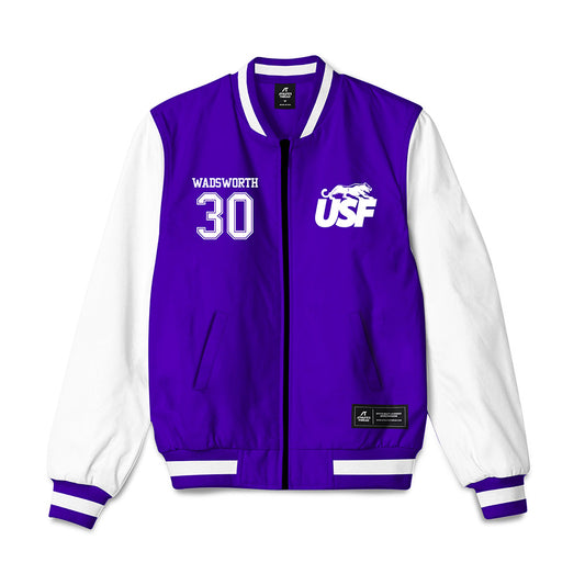 Sioux Falls - NCAA Women's Basketball : Kamryn Wadsworth - Bomber Jacket-0