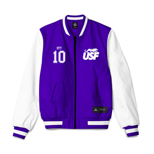 Sioux Falls - NCAA Softball : Olivia Ott - Bomber Jacket-0