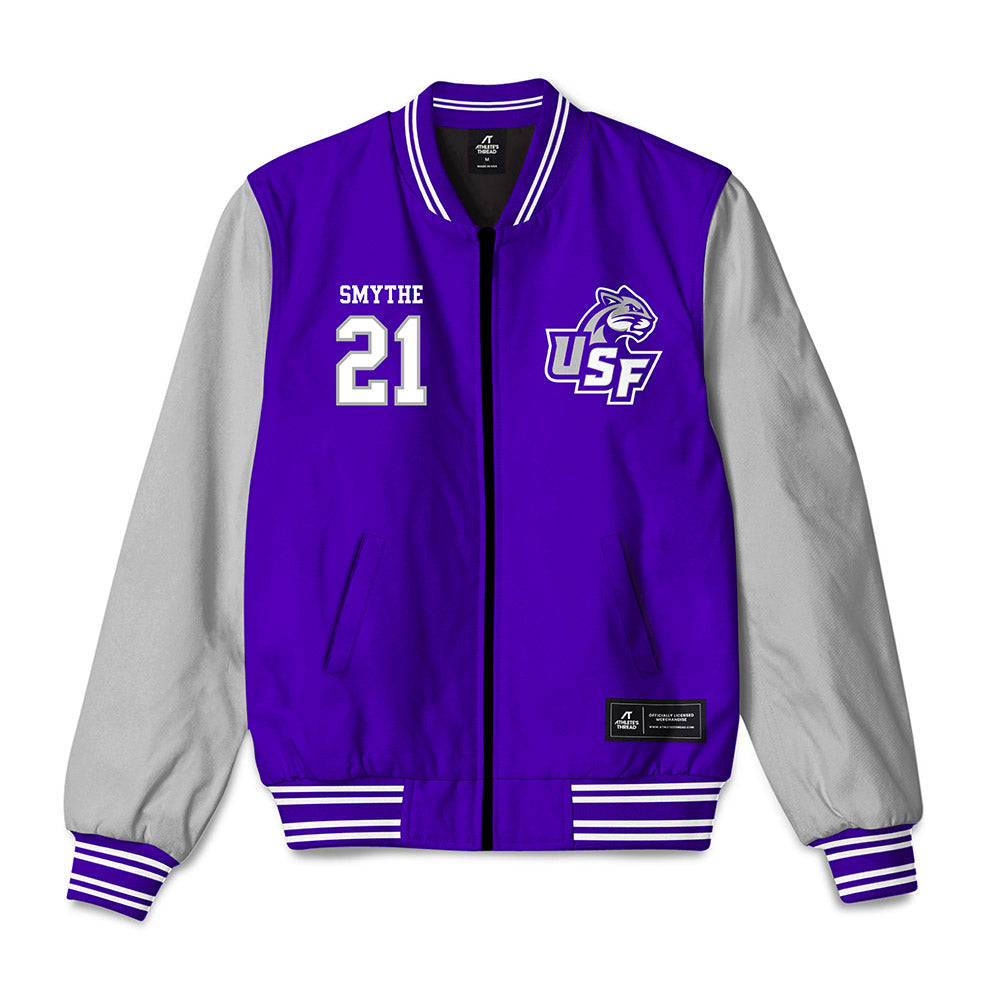 Sioux Falls - NCAA Men's Basketball : Marshall Smythe - Bomber Jacket-0
