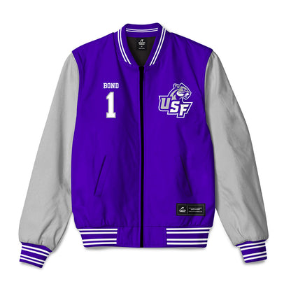 Sioux Falls - NCAA Men's Basketball : Brysen Bond - Bomber Jacket-0