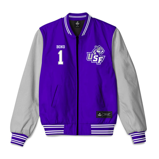 Sioux Falls - NCAA Men's Basketball : Brysen Bond - Bomber Jacket-0