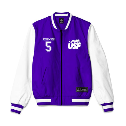 Sioux Falls - NCAA Softball : Meghan Jochimsen - Bomber Jacket-0