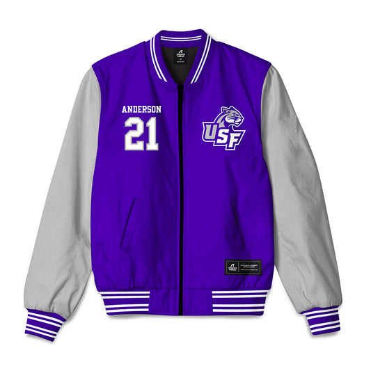 Sioux Falls - NCAA Baseball : Logan Anderson - Bomber Jacket-0
