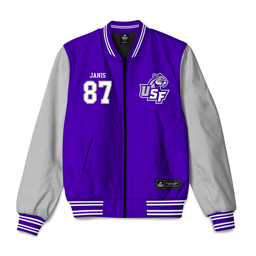 Sioux Falls - NCAA Football : Christian Janis - Bomber Jacket-0