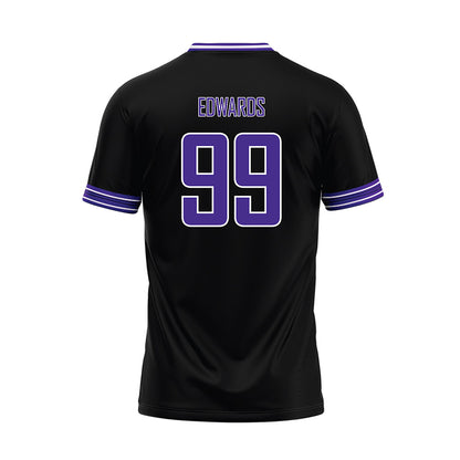Sioux Falls - NCAA Baseball : William Edwards - Black Baseball Jersey-1