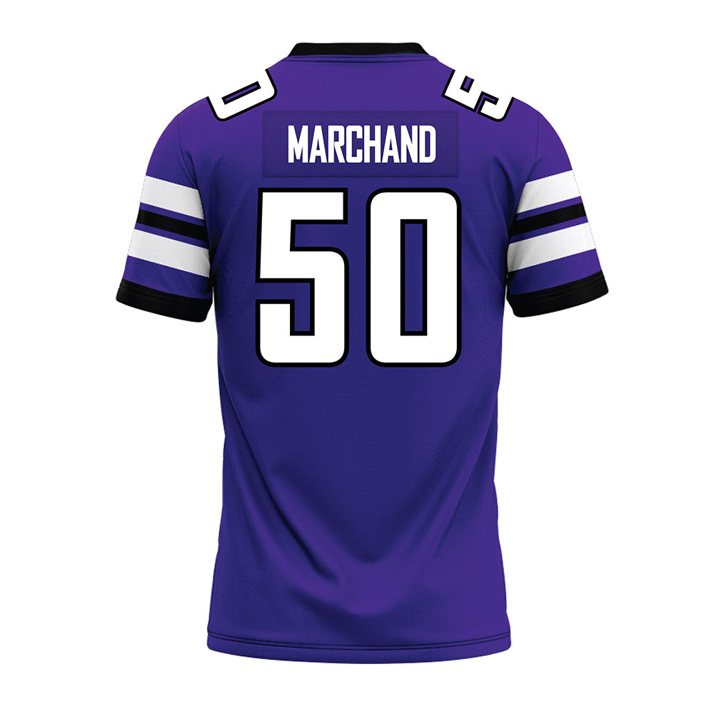 Sioux Falls - NCAA Football : Blayze Marchand - Purple Premium Football Jersey-1