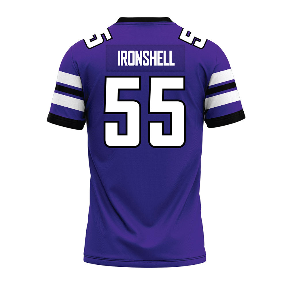 Sioux Falls - NCAA Football : DJ Ironshell - Purple Premium Football Jersey-1