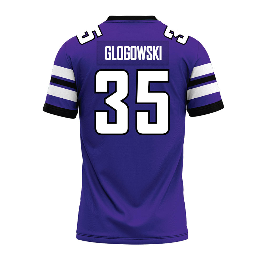 Sioux Falls - NCAA Football : Ben Glogowski - Purple Premium Football Jersey-1