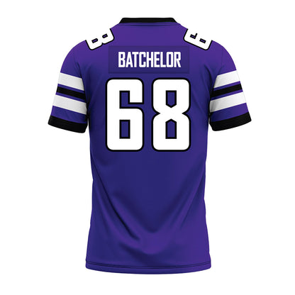 Sioux Falls - NCAA Football : Gavin Batchelor - Purple Premium Football Jersey-1