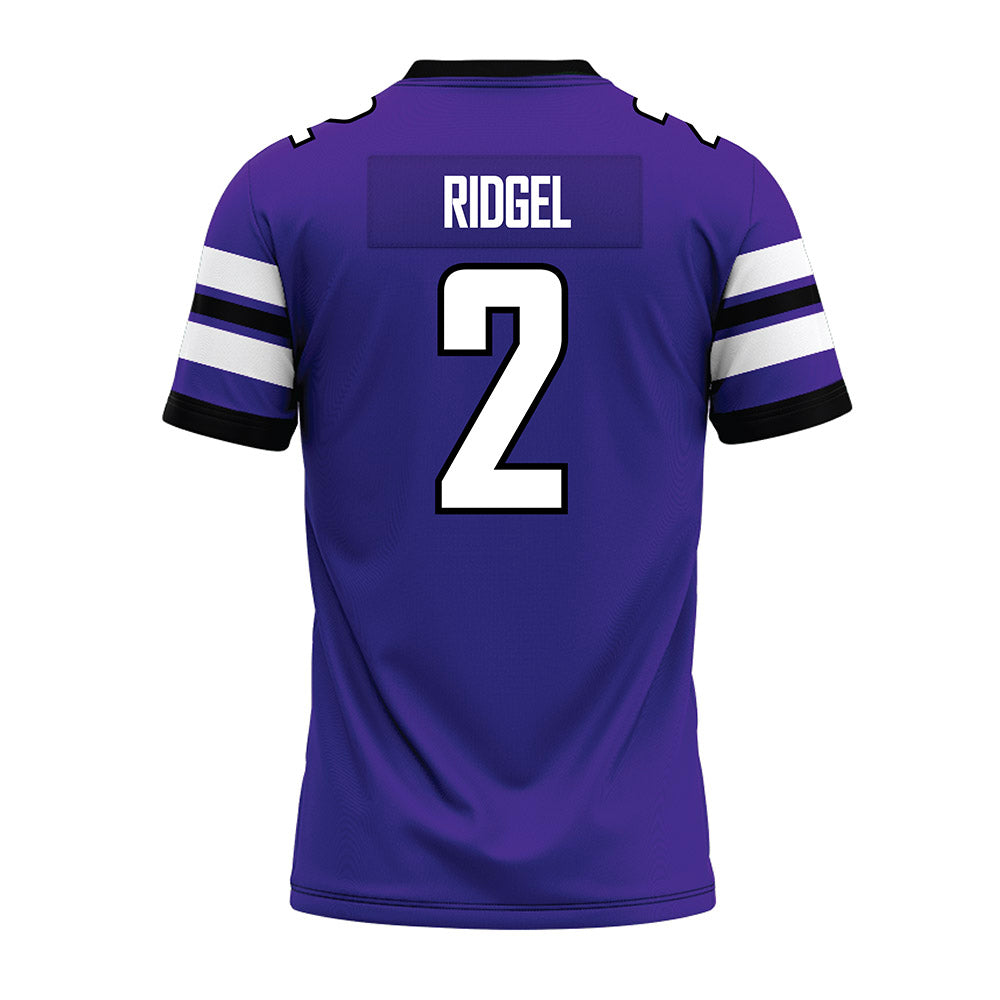 Sioux Falls - NCAA Football : Noah Ridgel - Purple Premium Football Jersey-1