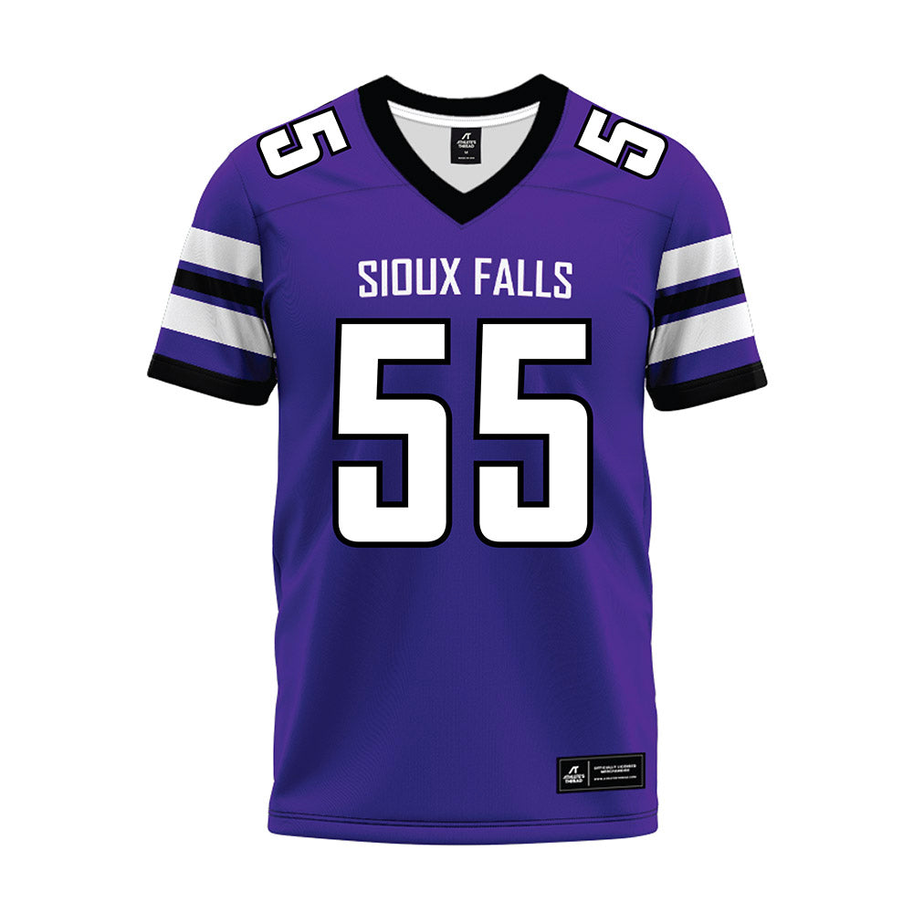 Sioux Falls - NCAA Football : DJ Ironshell - Purple Premium Football Jersey-0