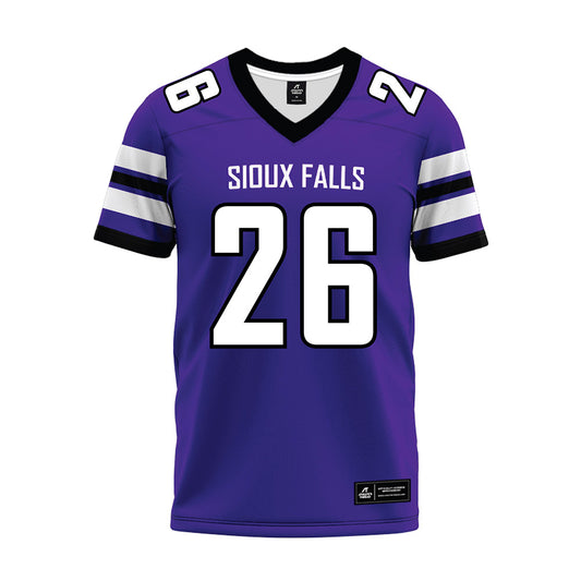 Sioux Falls - NCAA Football : Trey Lewis - Purple Premium Football Jersey-0