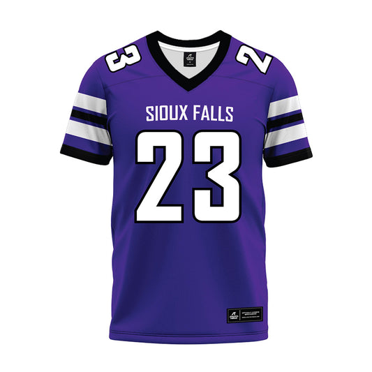 Sioux Falls - NCAA Football : Vayo Kamara - Purple Premium Football Jersey-0