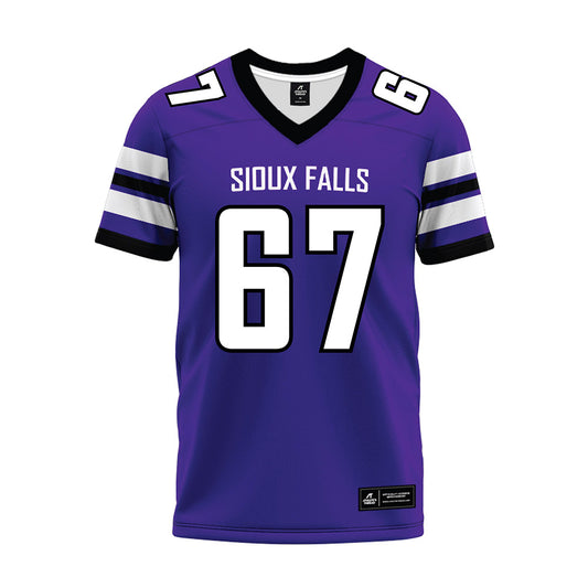 Sioux Falls - NCAA Football : Brady Koupal - Purple Premium Football Jersey-0