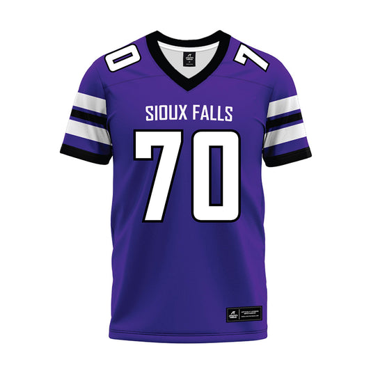 Sioux Falls - NCAA Football : Dominic Avant - Purple Premium Football Jersey-0
