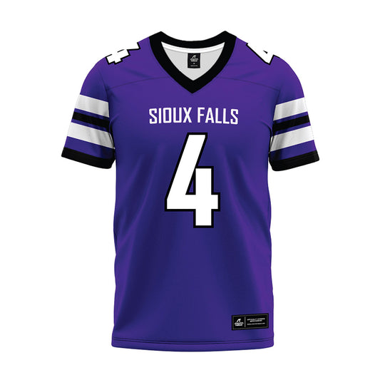 Sioux Falls - NCAA Football : Gavin Nunnally - Purple Premium Football Jersey-0