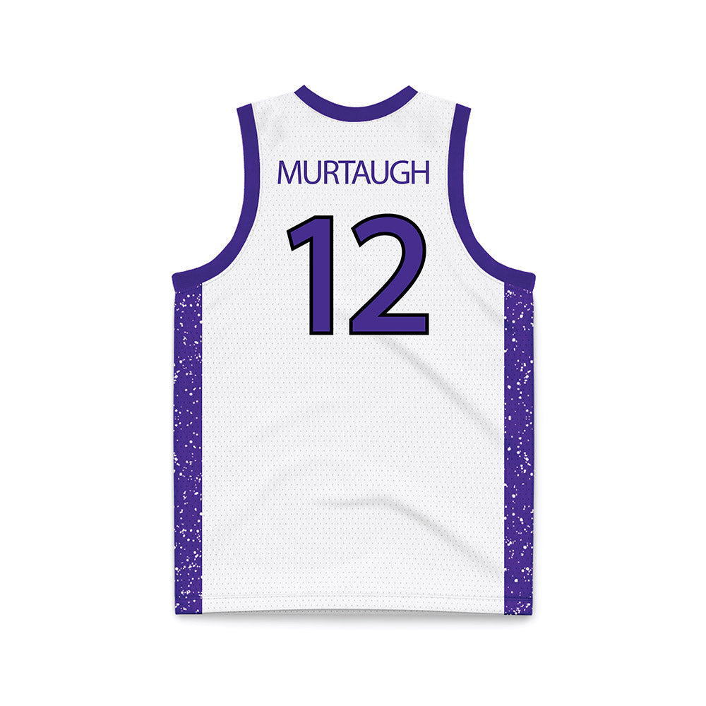Sioux Falls - NCAA Women's Basketball : rease murtaugh - White Basketball Jersey-1