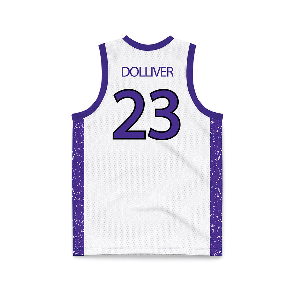 Sioux Falls - NCAA Women's Basketball : Maya Dolliver - White Basketball Jersey-1