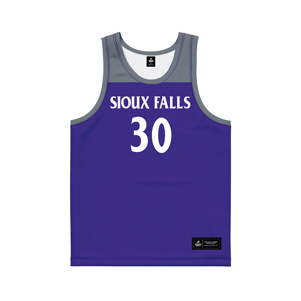 Sioux Falls - NCAA Women's Basketball : Kamryn Wadsworth - Purple Basketball Jersey-0