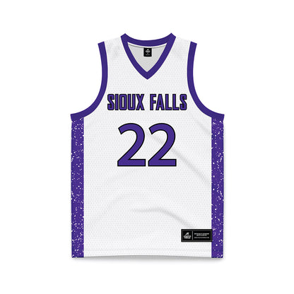Sioux Falls - NCAA Women's Basketball : Dani Coleman - White Basketball Jersey-0