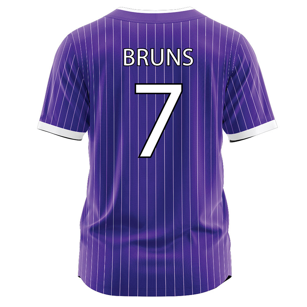 Sioux Falls - NCAA Softball : Hailee Bruns - Purple Jersey-1