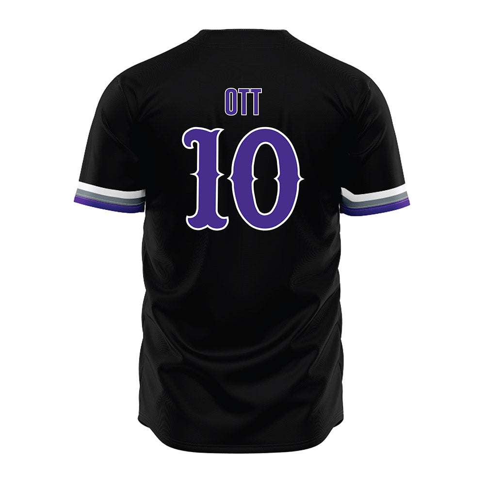 Sioux Falls - NCAA Softball : Olivia Ott - Black Jersey-1