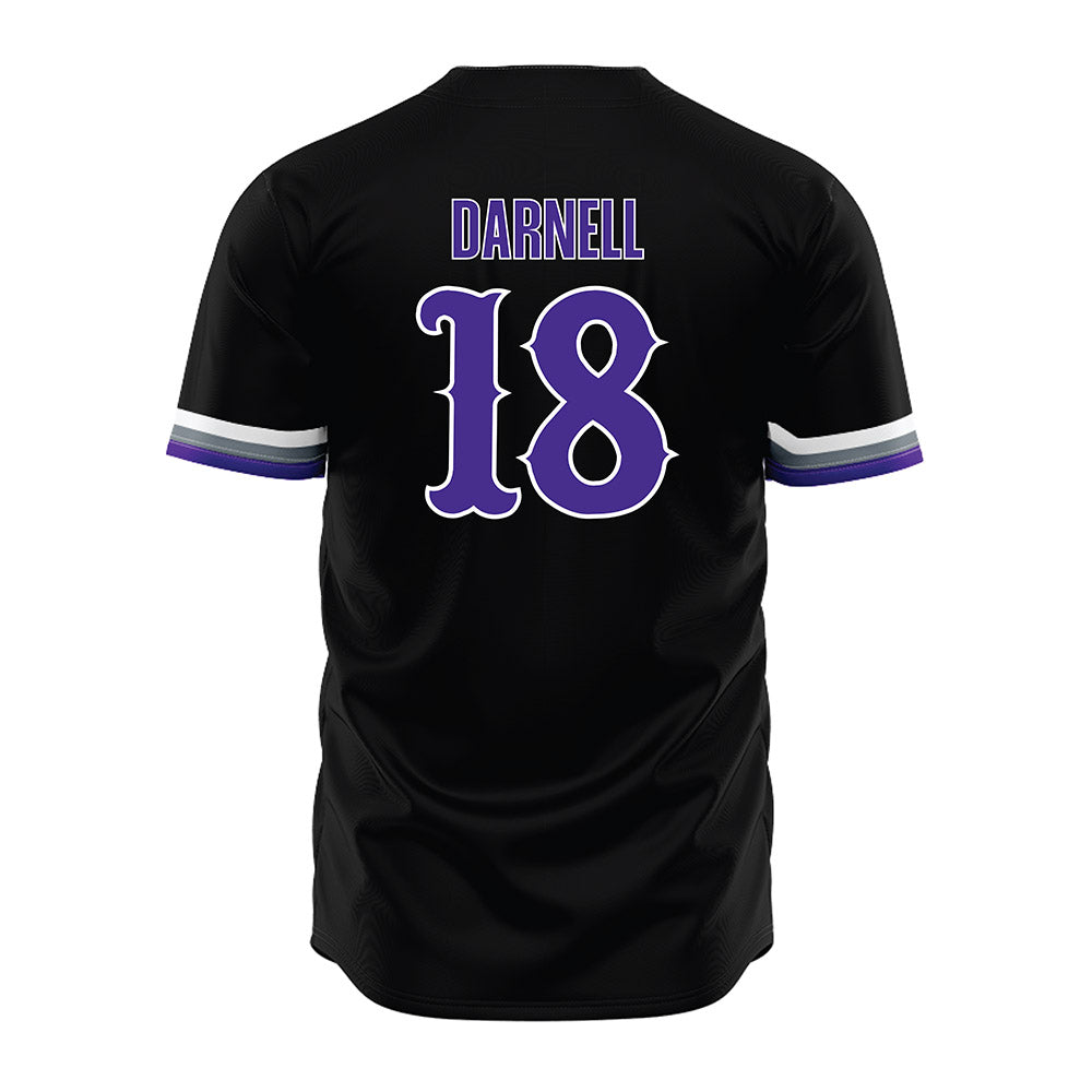 Sioux Falls - NCAA Softball : Jaeleigh Darnell - Black Jersey-1