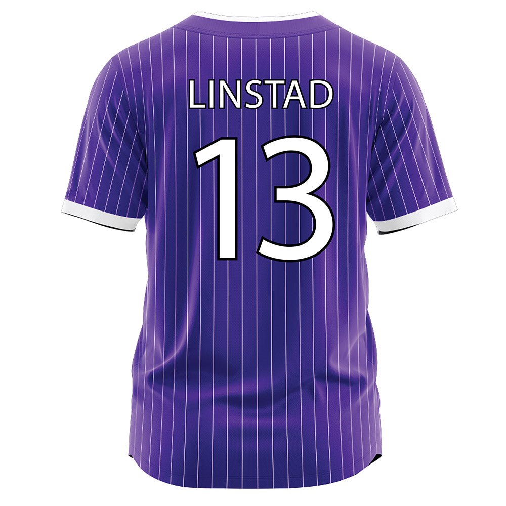 Sioux Falls - NCAA Softball : Morgan Linstad - Purple Jersey-1
