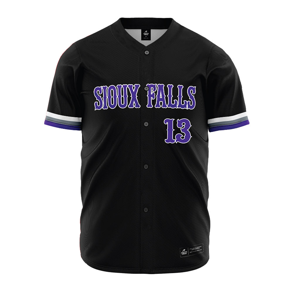 Sioux Falls - NCAA Softball : Morgan Linstad - Black Jersey-0