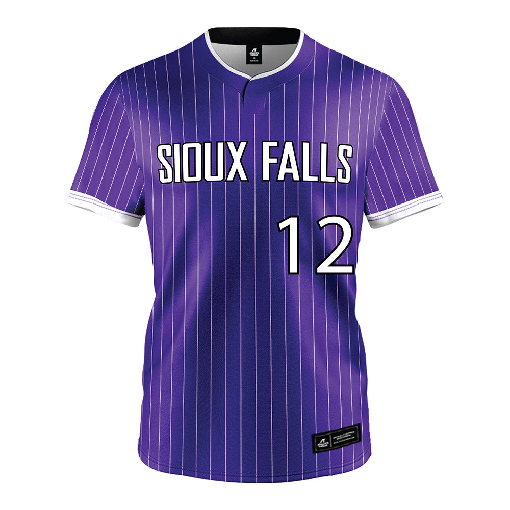 Sioux Falls - NCAA Softball : Emma Kristof - Purple Jersey-0