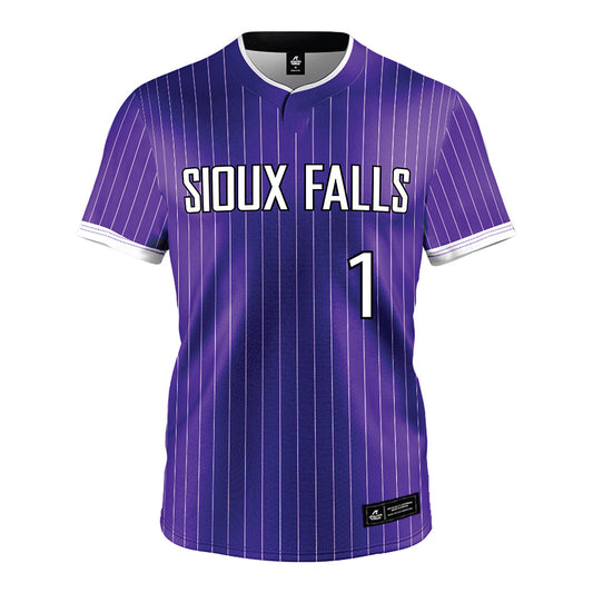 Sioux Falls - NCAA Softball : Tori Garrido - Purple Jersey-0