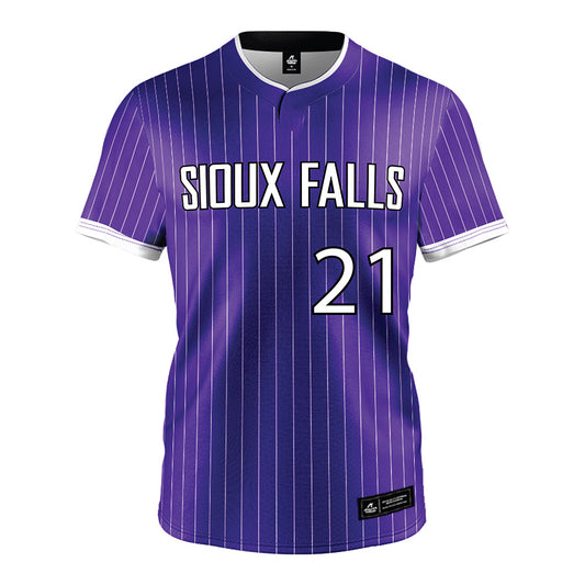 Sioux Falls - NCAA Softball : Sandra Ribich - Purple Jersey-0