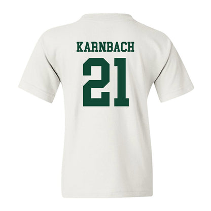 Baylor - NCAA Acrobatics & Tumbling : Cassandra Karnbach - Classic Shersey Youth T-Shirt-1