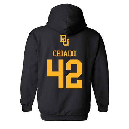 Baylor - NCAA Acrobatics & Tumbling : Sofia Criado - Classic Shersey Hooded Sweatshirt-1
