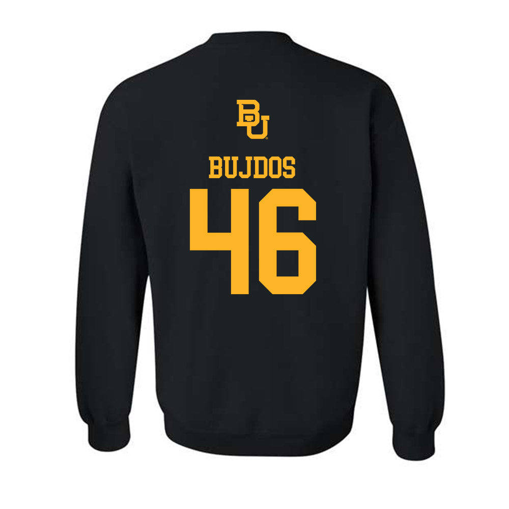 Baylor - NCAA Acrobatics & Tumbling : PJ Bujdos - Classic Shersey Crewneck Sweatshirt-1