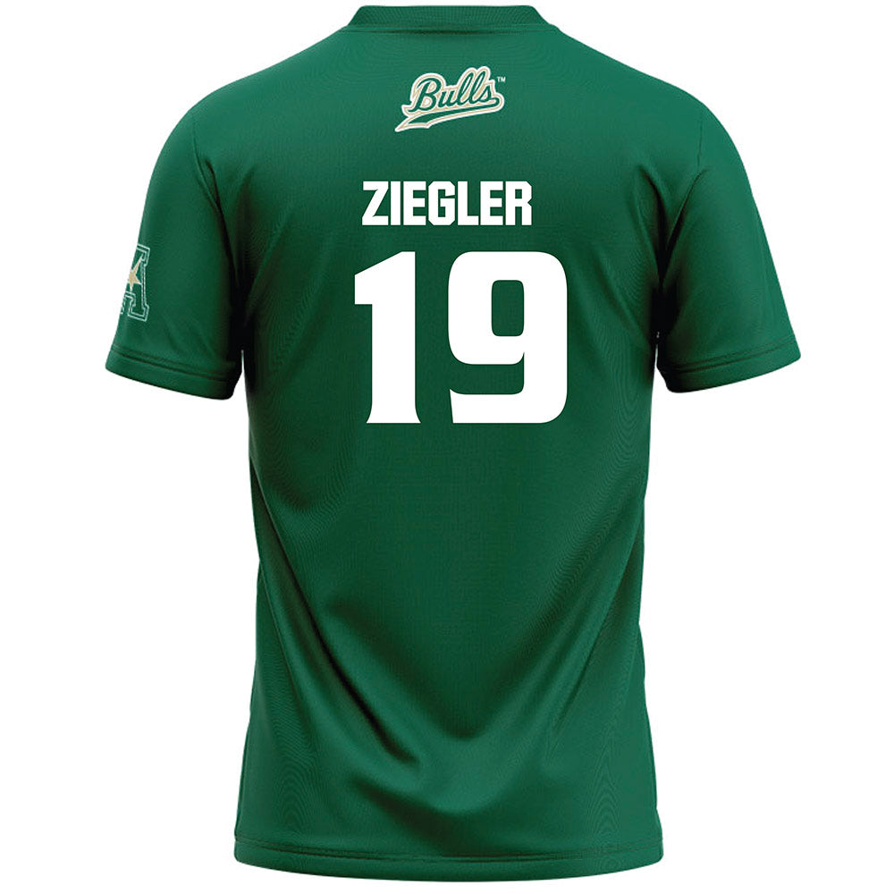 USF - NCAA Women's Lacrosse : Kennedy Ziegler - Green Lacrosse Jersey -1