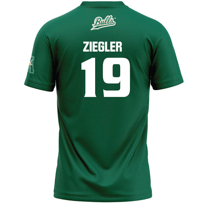 USF - NCAA Women's Lacrosse : Kennedy Ziegler - Green Lacrosse Jersey -1