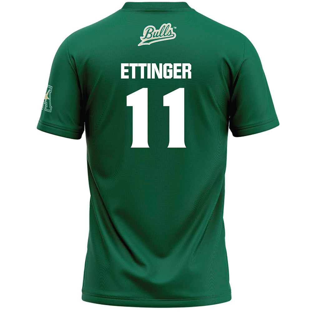 USF - NCAA Women's Lacrosse : Amanda Ettinger - Green Lacrosse Jersey -1