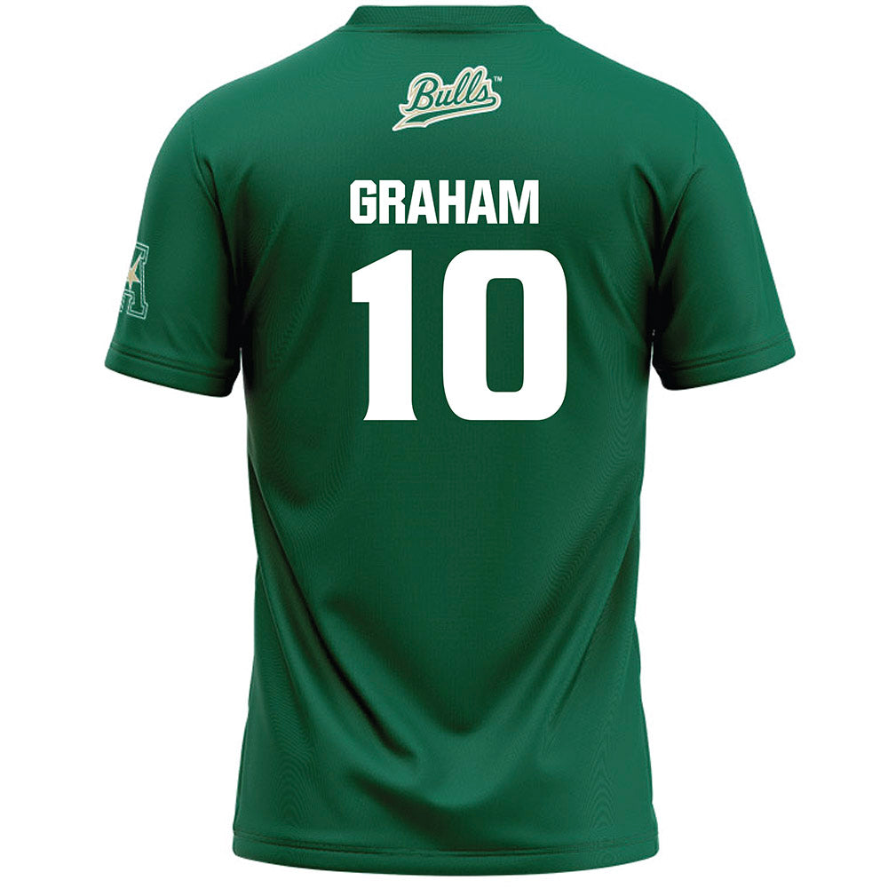 USF - NCAA Women's Lacrosse : Avery Graham - Green Lacrosse Jersey -1