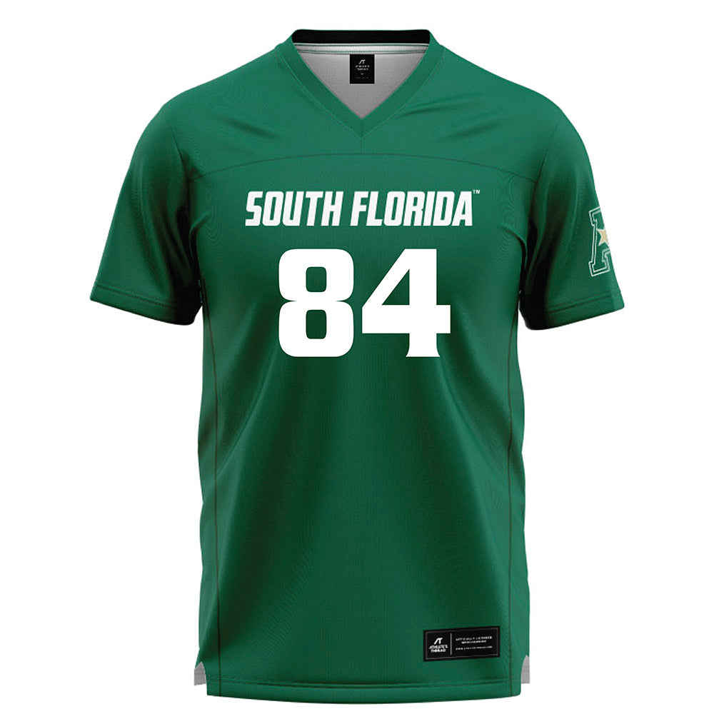 USF - NCAA Women's Lacrosse : Lexi Larsen - Green Lacrosse Jersey -0