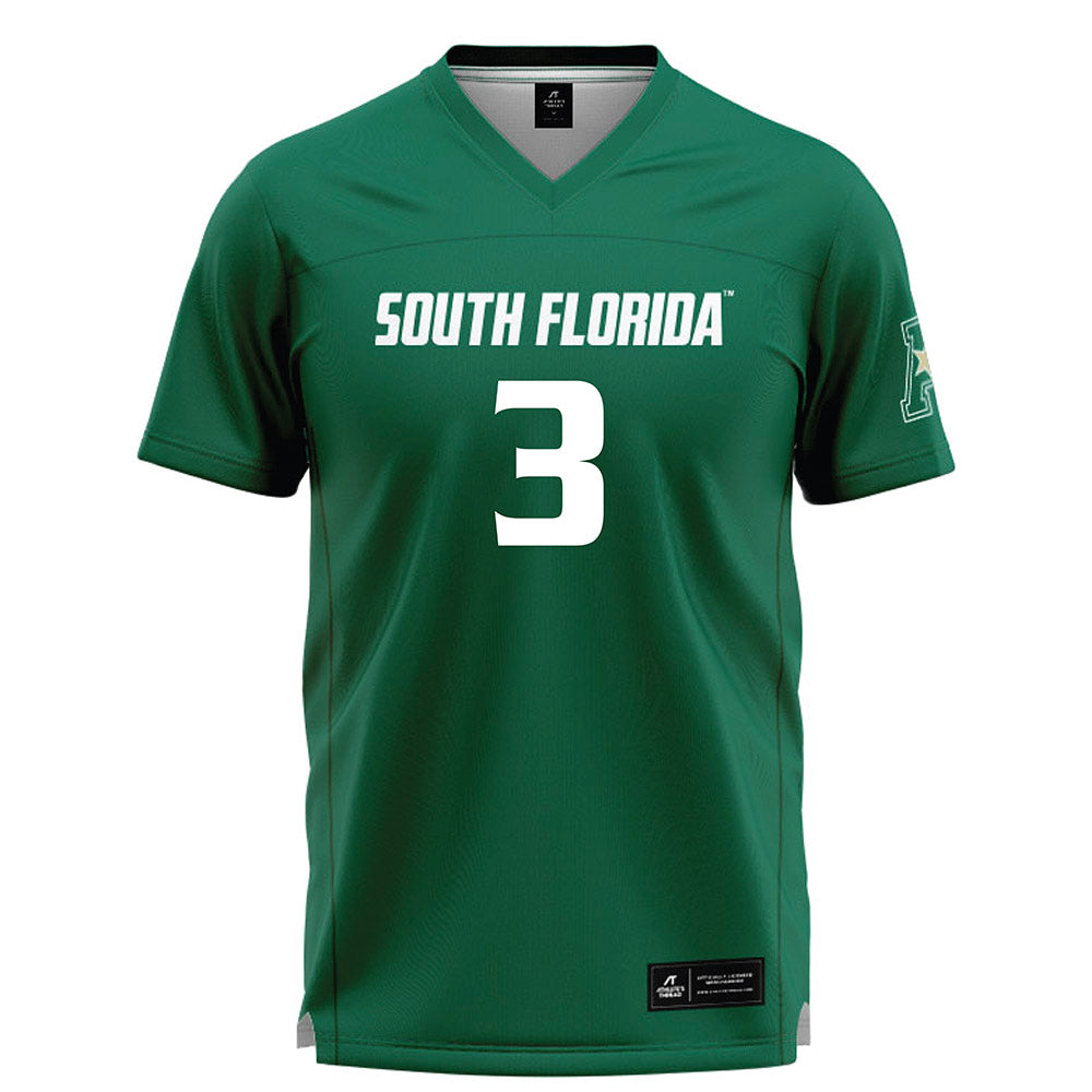 USF - NCAA Women's Lacrosse : Elle Traz - Green Lacrosse Jersey -0