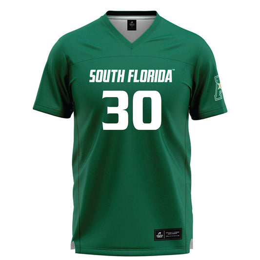 USF - NCAA Women's Lacrosse : Julia Huxtable - Green Lacrosse Jersey -0