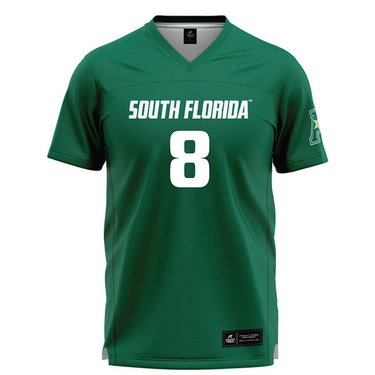 USF - NCAA Women's Lacrosse : Alex Whitecliffe - Green Lacrosse Jersey -0