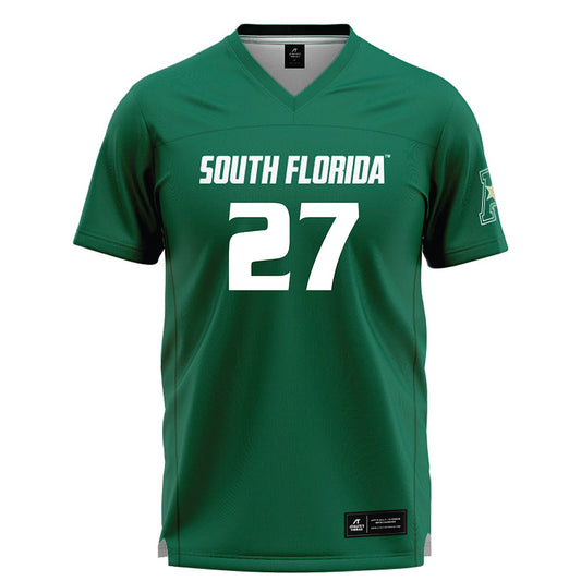 USF - NCAA Women's Lacrosse : Madisyn Jokerst - Green Lacrosse Jersey -0