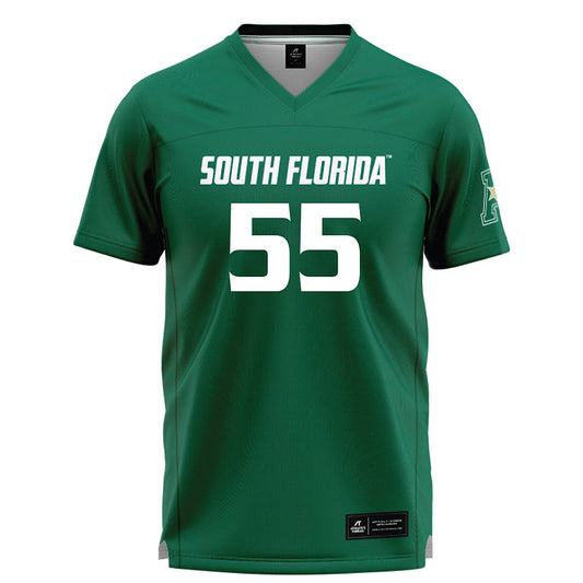 USF - NCAA Women's Lacrosse : Hailey Darko - Green Lacrosse Jersey -0