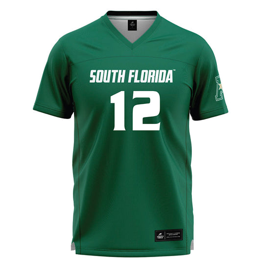 USF - NCAA Women's Lacrosse : Jena Binkis - Green Lacrosse Jersey -0